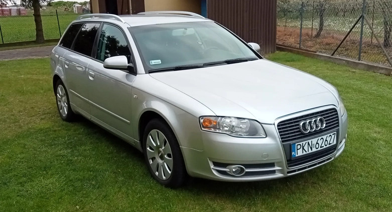 Audi A4 cena 20500 przebieg: 248000, rok produkcji 2008 z Konin małe 121